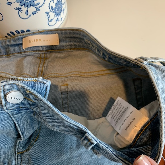 Slink Jeans 20W Sabrina Bermuda Denim Shorts - Picture 5 of 9